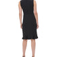 Vestido Calvin Klein Feminino com Babados Preto Tamanho 10