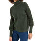 Suéter feminino French Connection Orla Flossy gola alta verde tamanho pequeno