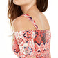 Guss Crop Top Jada Feminino com Frente Franzida e Ombro Aberto, Preto, Tamanho Médio