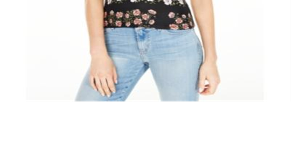 Guss Crop Top Jada Feminino com Frente Franzida e Ombro Aberto, Preto, Tamanho Médio