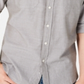 Camisa masculina American Rag com botões e espinha de peixe, cinza, tamanho pequeno