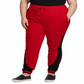 Calça de moletom Ralph Lauren Plus Terry feminina vermelha tamanho 2X