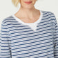 Moletom feminino Karen Scott Zoe cinza tamanho XX-G