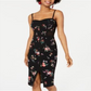 Vestido Bodycon Ilusion estampado infantil Material Girl, preto, tamanho médio