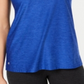 Polo feminino sem mangas Ideology - Azul, tamanho XL