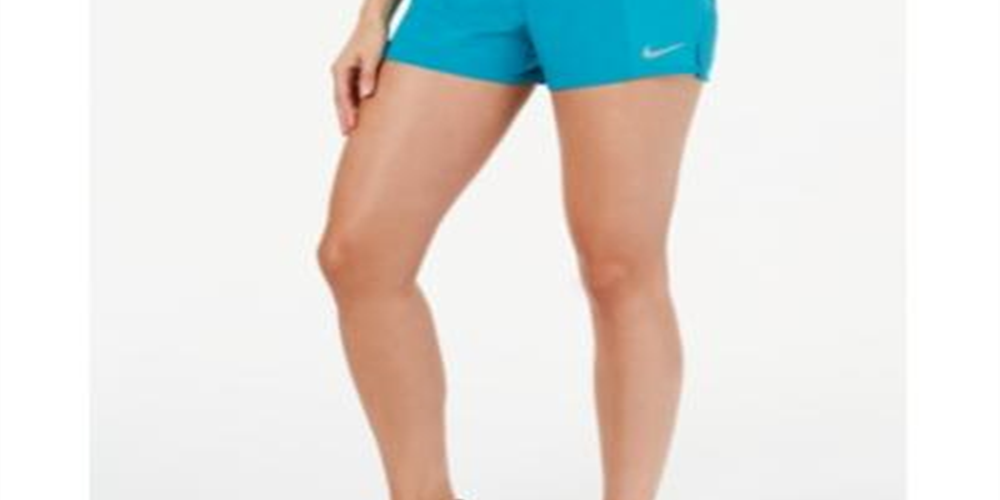 Shorts de corrida Nike Fitness feminino verde tamanho extragrande