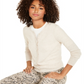 Cardigan feminino essencial de cashmere Charter Club, marrom, tamanho médio