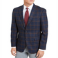 Blazer masculino xadrez clássico Tommy Hilfiger azul tamanho 42