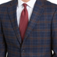 Blazer masculino xadrez clássico Tommy Hilfiger azul tamanho 42