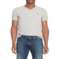 Camiseta Polo Ralph Lauren Masculina Classic Fit Gola V Cinza Tamanho Médio