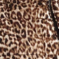 Colete acolchoado feminino Calvin Klein Plus com estampa de leopardo - marrom, tamanho 0X
