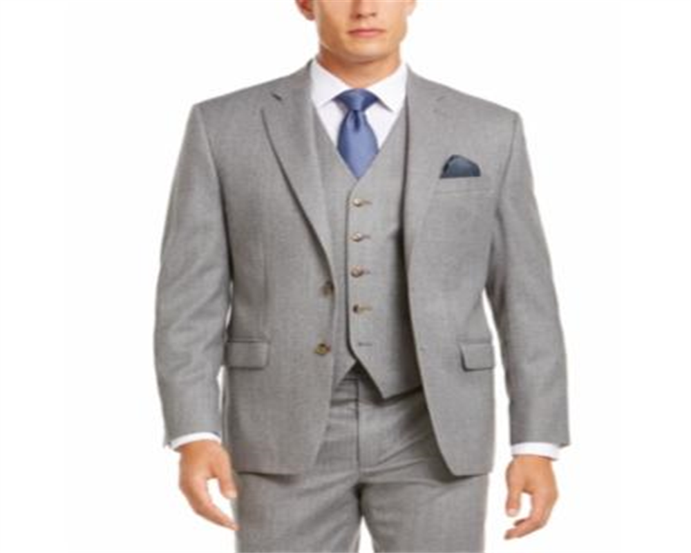 Ralph Lauren Masculino Classic Fit UltraFlex Stretch Terno Jaqueta Separada Cinza Tamanho 43