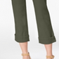Calça jeans capri feminina Curvy Cuffed Style &amp; Co, verde, tamanho 18