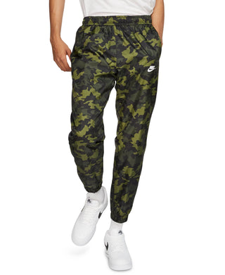 Calça Nike Essential Camo Masculina Verde Tamanho Médio