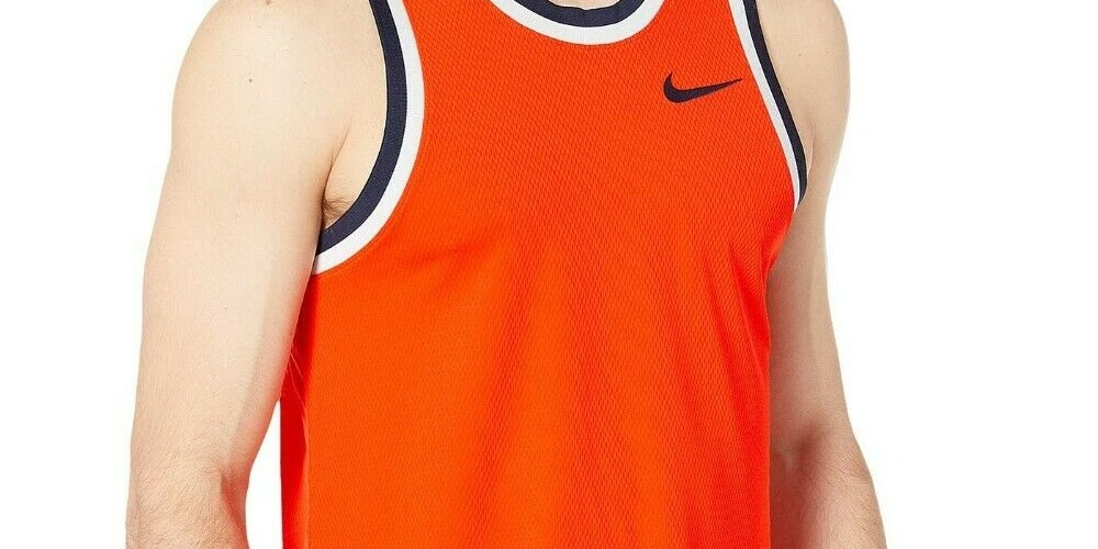 Camisa de basquete Nike Dry Classic masculina laranja tamanho pequeno
