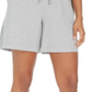 Shorts femininos Karen Scott com cordão e estampa cinza, tamanho pequeno