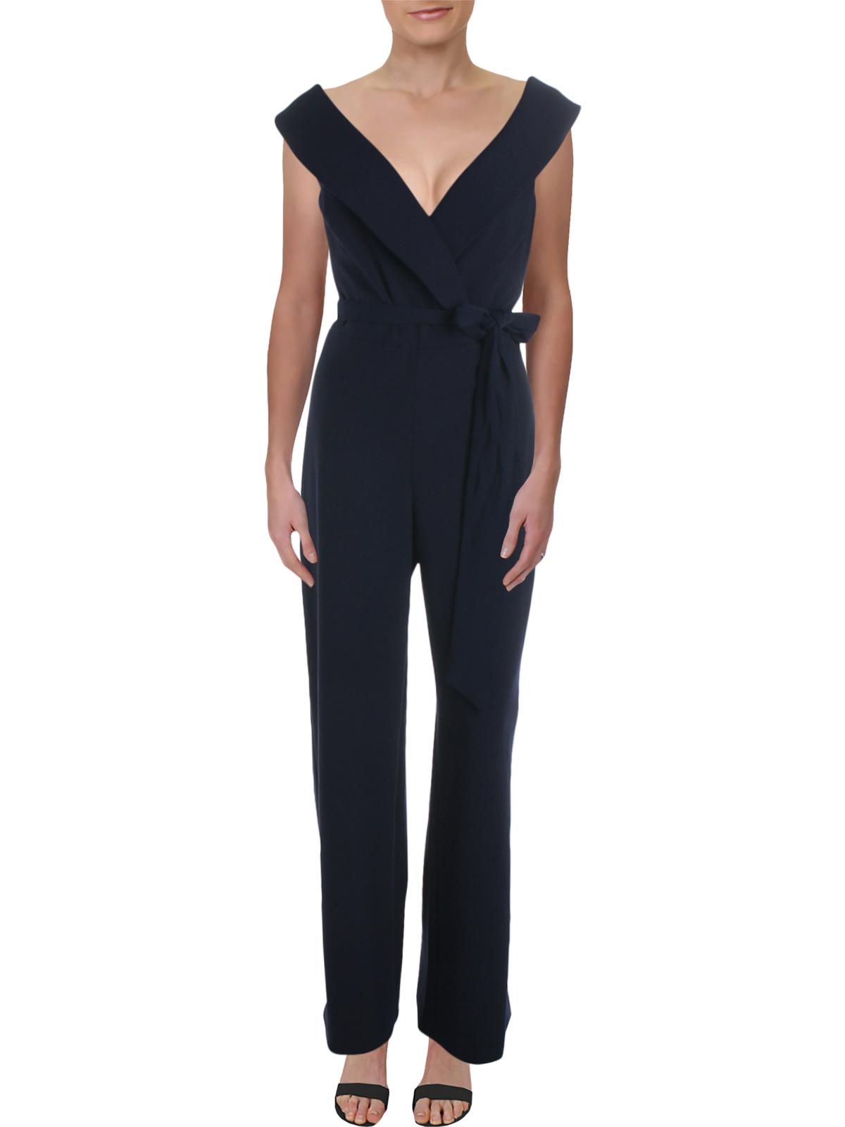 ralph-lauren-womens-talliah-v-neck-wide-leg-jumpsuit-blue-size-14
