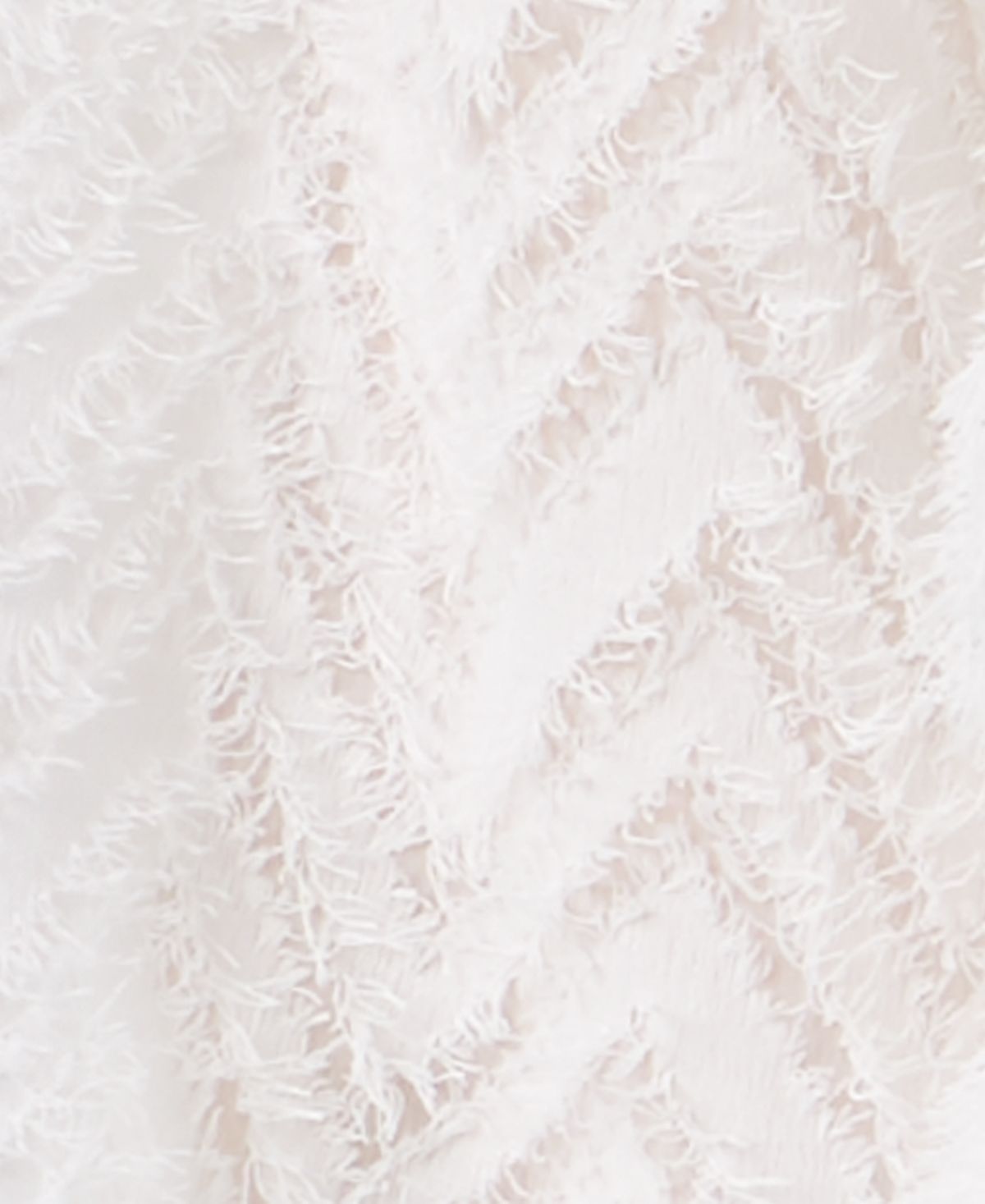 Blusa feminina Alfani com franjas e mangas compridas, com botões, marrom, tamanho extragrande