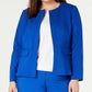 Calvin Klein Women's Wear to Work Jacket Azul Tamanho Pequeno Pequeno