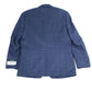 Ralph Lauren Blazer Masculino de Lã Tweed com Gola Notch Azul Tamanho 44
