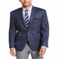Ralph Lauren Masculino Lã Cashmere Blend Classic Fit Herringbone Sport Coat Azul Tamanho 38