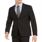 Calvin Klein Masculino Skinny Fit Infinite Stretch Xadrez Terno Jaqueta Separada Preta Tamanho 44