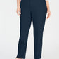 Calça reta feminina Charter Club Newport, azul, tamanho 22W