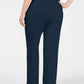 Calça reta feminina Charter Club Newport, azul, tamanho 22W