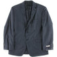 Calvin Klein Jaqueta Masculina Slim Fit de Lã com Dois Botões Azul Tamanho 44