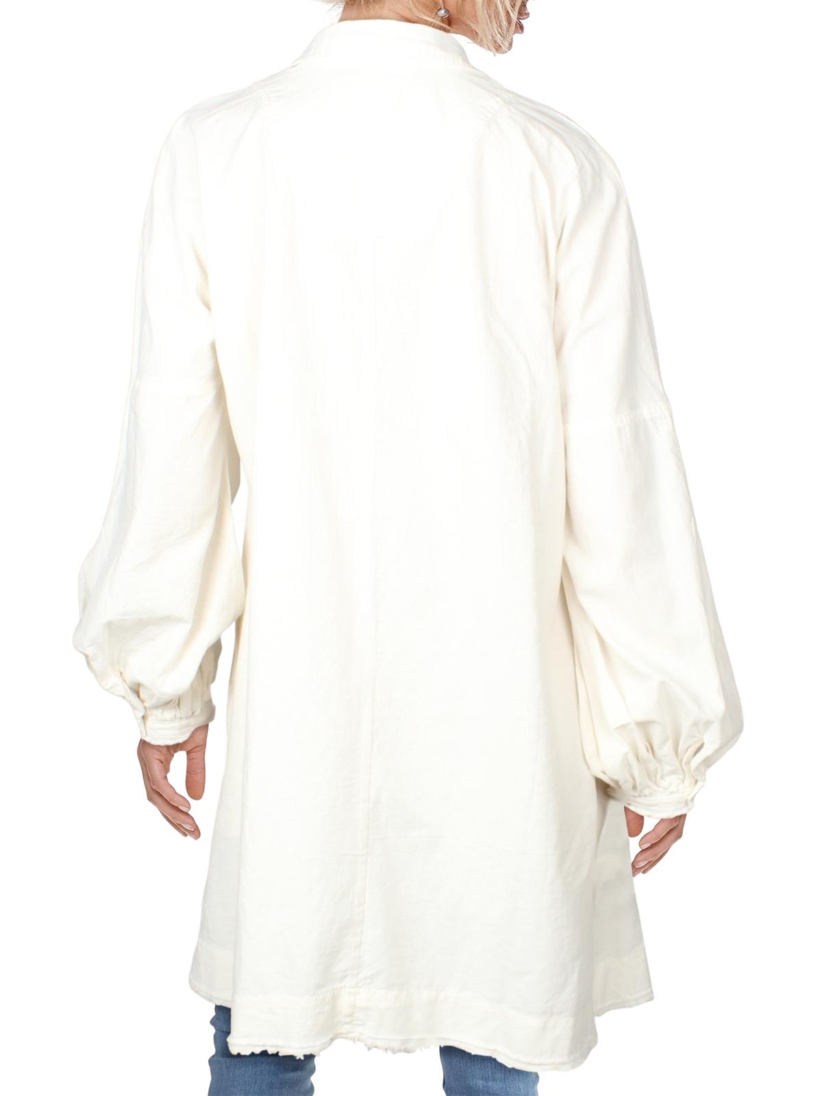 Blusa feminina Whistler com botões, tamanho grande, de algodão, branca, tamanho pequeno, da Free People
