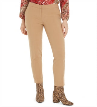 Calças de trabalho femininas Bar III marrom tamanho 16