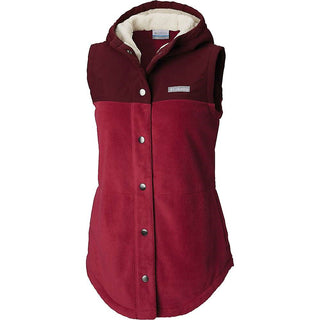 Columbia Benton Springs Overlay Fleece Colete Feminino Roxo Tamanho P