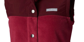 Columbia Benton Springs Overlay Fleece Colete Feminino Roxo Tamanho P