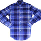 Camisa xadrez elástica Ralph Lauren Classic Fit Masculina Azul Tamanho Médio
