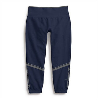 Calça Moletom Feminina Champion Chevron Azul Tamanho Grande