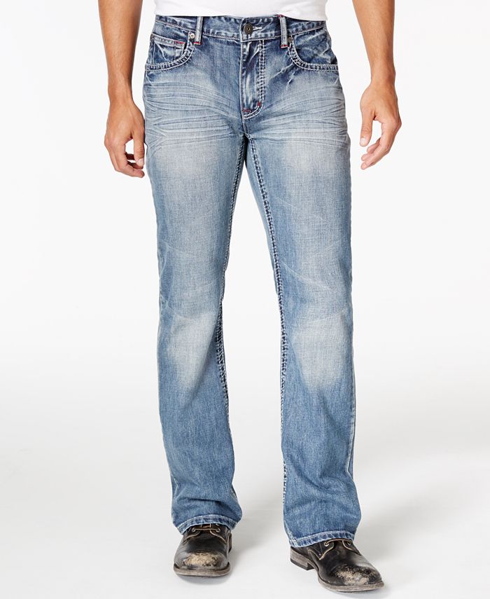 Calça jeans masculina azul INC International Concepts, tamanho 38x34