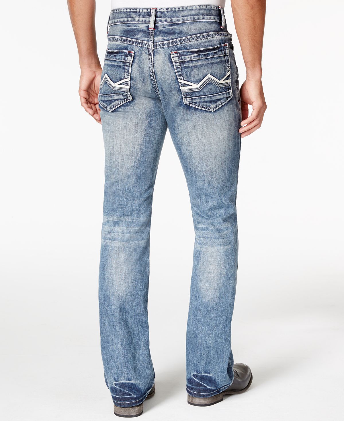 Calça jeans masculina azul INC International Concepts, tamanho 38x34