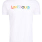 Camiseta Levi's Masculina Multicolorida com Logotipo, Branca, Tamanho Médio