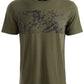 Camiseta estampada masculina Ideology, verde, tamanho grande