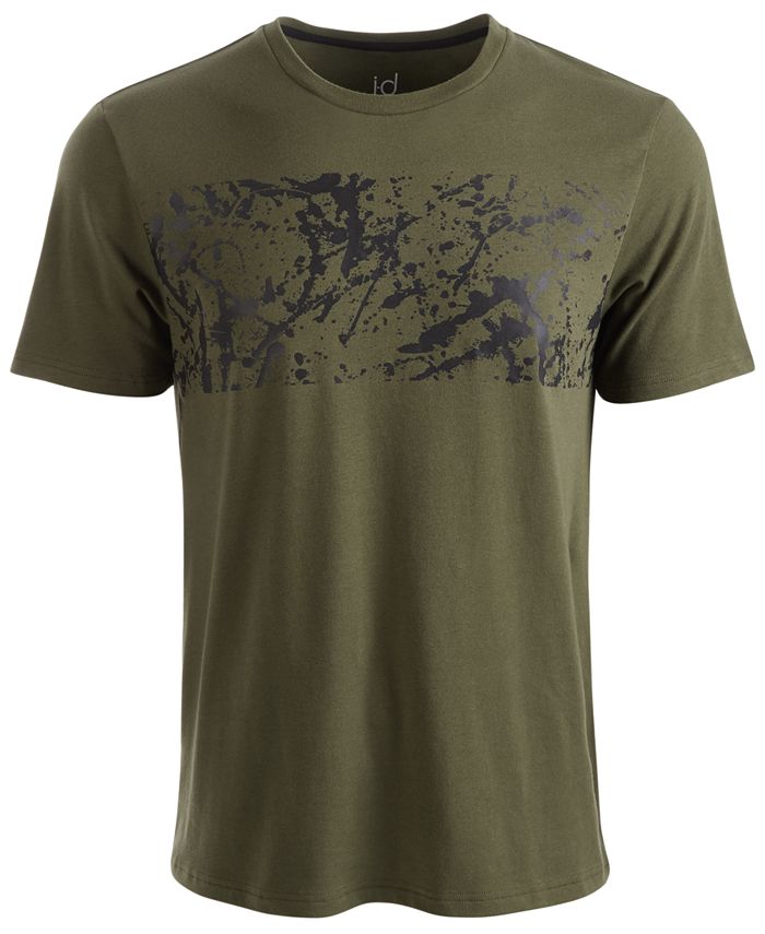 Camiseta estampada masculina Ideology, verde, tamanho grande
