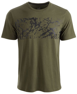 Ideology Men's Printed T-Shirt Green Size Large