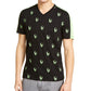 Camiseta clássica masculina de manga curta INC, preta, tamanho pequeno