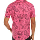 Camisa masculina Edgar Graffiti Regular Fit com botões, rosa, tamanho G, da INC International Concepts