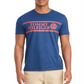 Camiseta masculina Tommy Hilfiger de algodão com logotipo gráfico, azul, tamanho GG