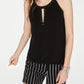 INC International Concepts Top Halter Feminino Preto Tamanho X-S