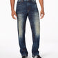 Calça jeans masculina Sean John Hamilton Denim cintura média perna reta azul tamanho 40x32