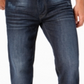 Calça jeans masculina Sean John Hamilton Denim cintura média perna reta azul tamanho 40x32