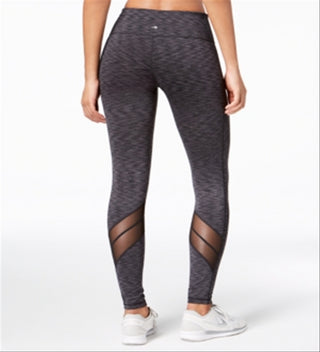 Leggings femininas Ideology Space Dyed Performance, pretas, tamanho G