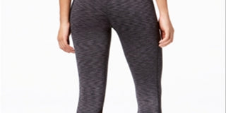 Leggings femininas Ideology Space Dyed Performance, pretas, tamanho G