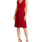 Vestido justo com aplicações Ralph Lauren feminino, vermelho, tamanho 10